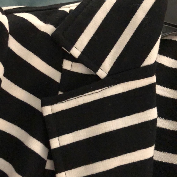 Mod Modele black and white striped blazer - Picture 7 of 7